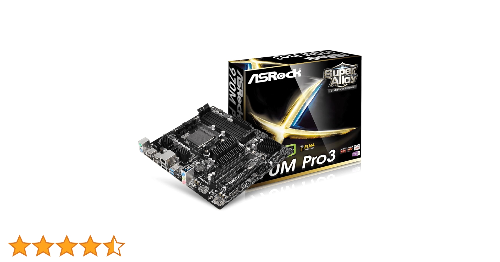 Amazon | ASRock Micro ATX DDR3 1066 マザーボード 970M PRO3